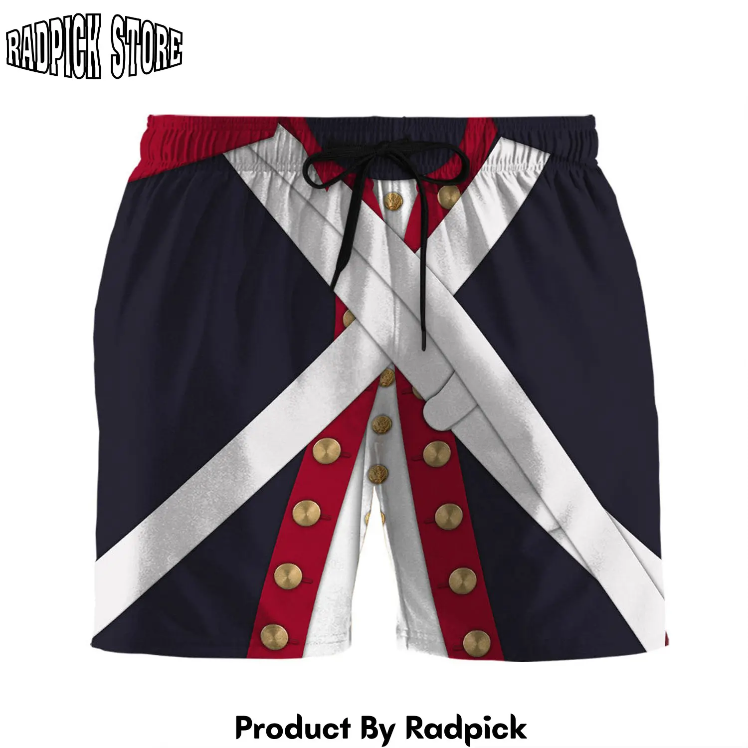 Radpick 3d custom continental army shorts rp631611